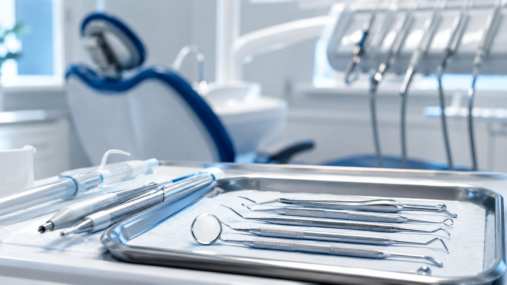 Clean dental instruments